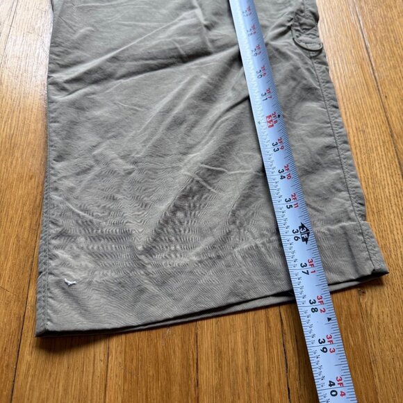The North Face Size XL Green Convertible Zip Off Outdoor Hiking Cargo Pants - Picture 12 of 16